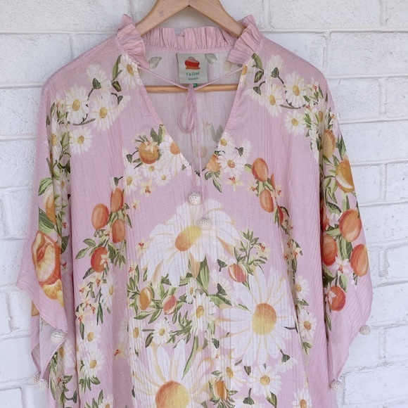 FARM Rio Tangerine Dream Cover Up Dress - Picture 3 of 10